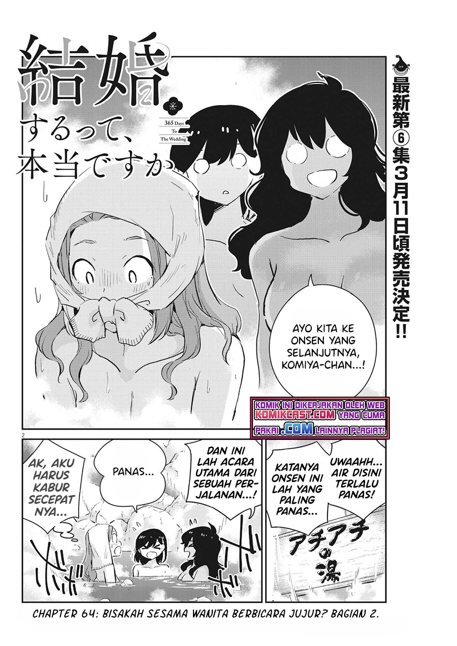 Kekkon Surutte, Hontou Desu ka? Chapter 65 Gambar 4